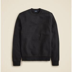 J. Crew Men's Summit 11 Oz. Soft-Knit Fleece Sweatshirt CG223 Black Size M NWT